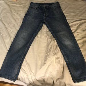 Carhartt WIP Marlow Pants - Blue Worn Bleached - 31/32